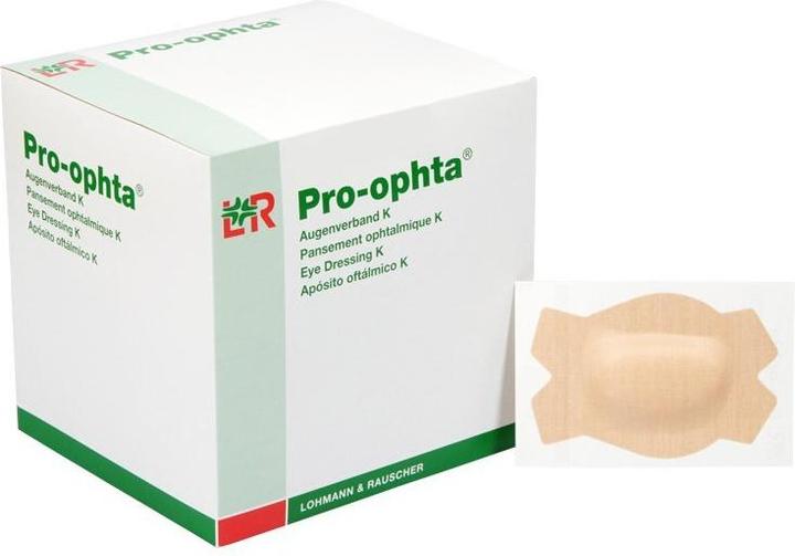 Actual product image Pro Ophta Augenverband lichtdicht hautfarbig (1 x)