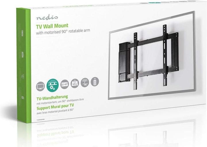 Image du produit Nedis Support mural motorisé pour TV (Mur, 40 kg, 32" - 60")