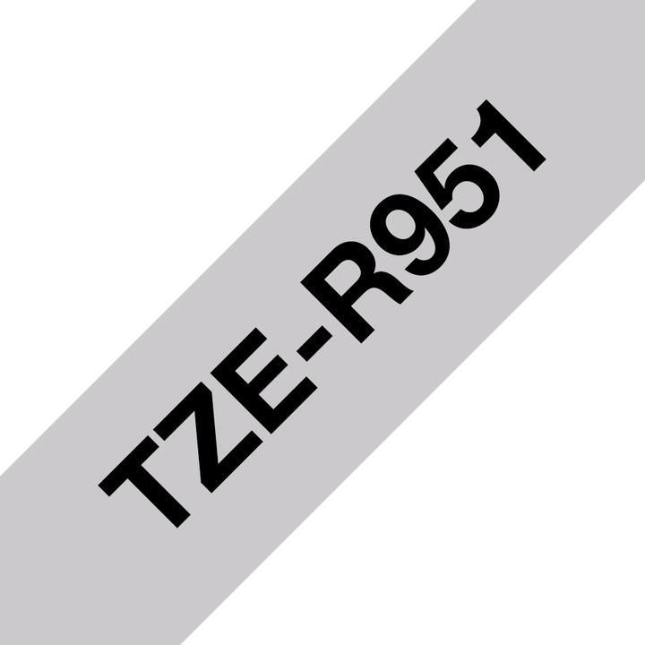 Actual product image Brother TZe-R951 (2.40 cm, Silver)