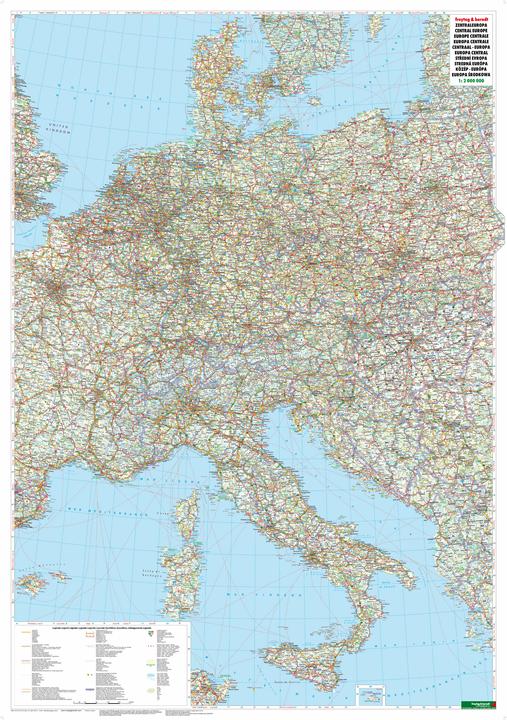 Produktbild Zentraleuropa 2000000
