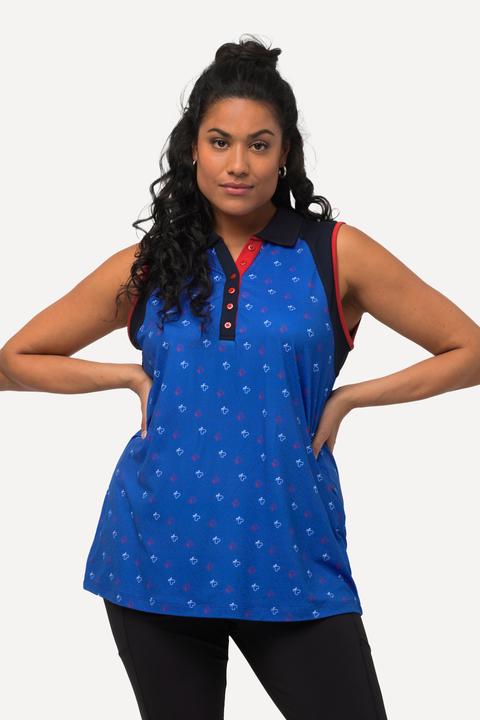 Actual product image Ulla Popken QuickDry Polo Collar Stretch Tank (42, 44)