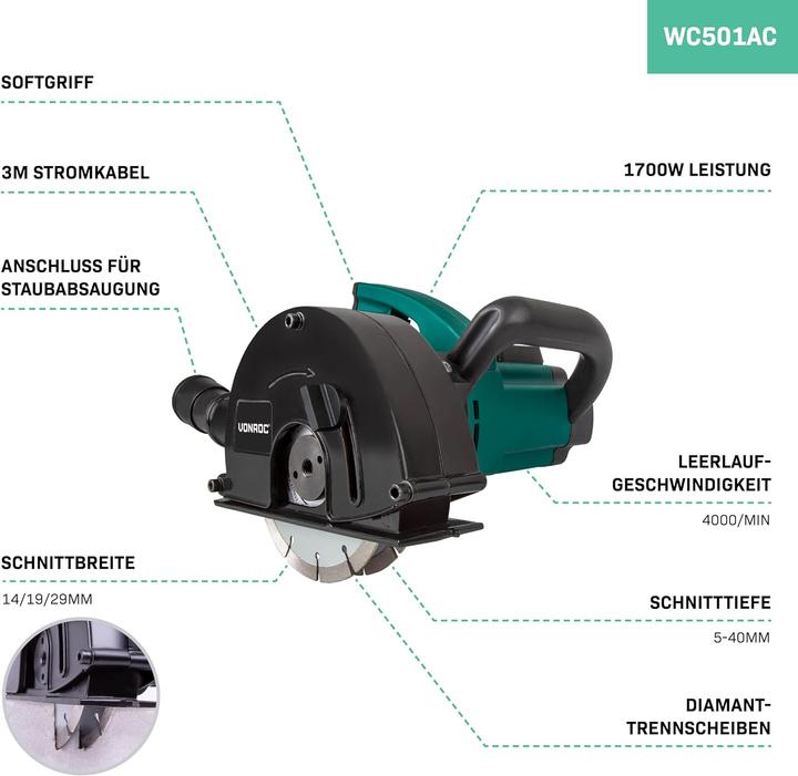 Actual product image Vonroc Joint cutter