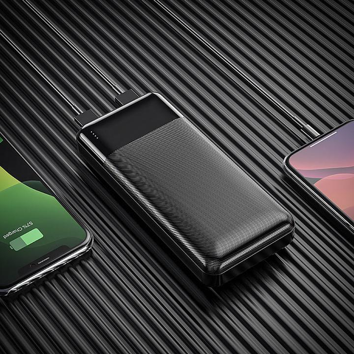 Actual product image Hoco External battery Power Bank J72A 20000mAh black (20000 mAh)