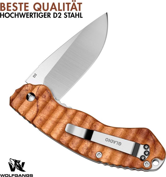 Immagine prodotto Odenwolf Luce di legno Gladio (8 cm)