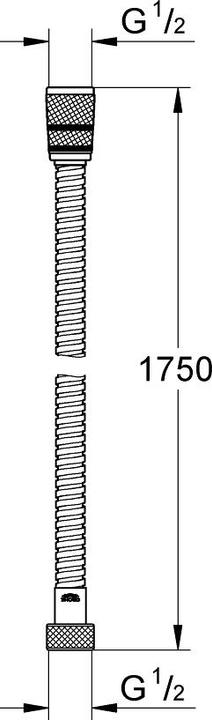 Produktbild Grohe VitalioFlex Metal Long-Life TwistStop (175 cm)