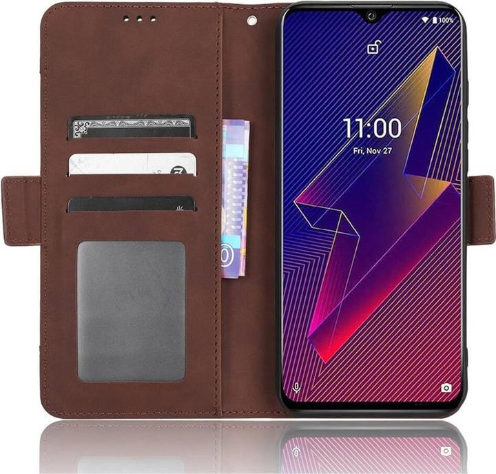 Actual product image Cover-Discount Wiko Power U20 - Case with many card slots (Wiko Power U20)