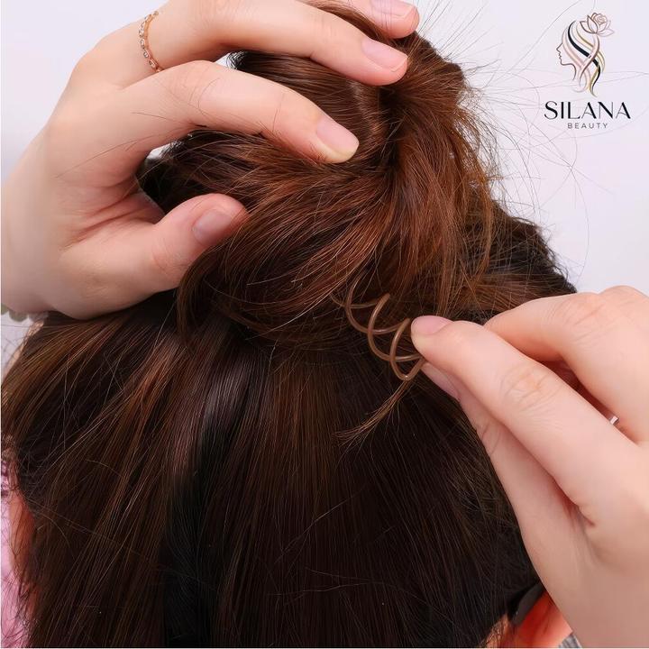 Image du produit Silana Beauty Twister Dutt Spiral Haarnadel, 5er-Set (5 pcs)
