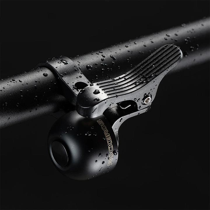 Produktbild Rockbros 34210007001 Fahrradklingel für die linke Lenkerseite - Schwarz