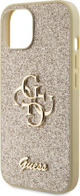Produktbild Guess GUHCP15SHG4SGD iPhone 15 6.1" złoty/gold hardcase Glitter Script Big 4G (Apple iPhone 15)