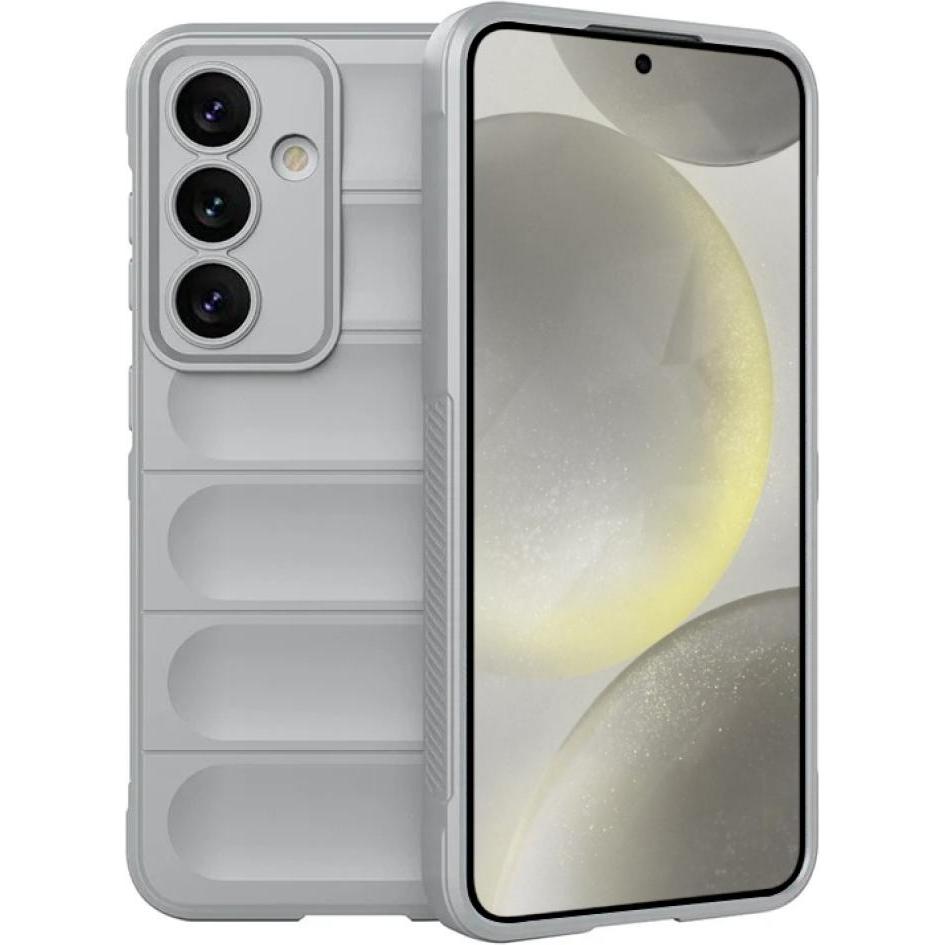 Screenguard CloudCase Hülle (Samsung Galaxy S24), Smartphone Hülle, Grau