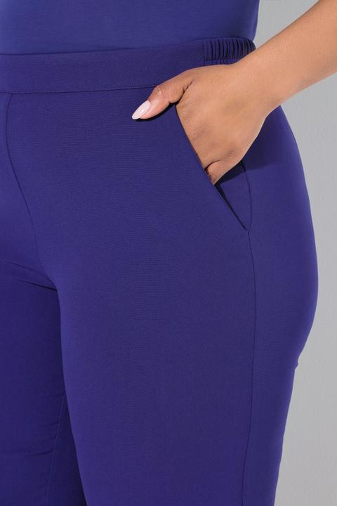 Immagine prodotto Ulla Popken Pantaloni con taglio della gamba ampio e dritto e cintura elastica (54)