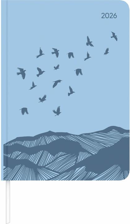 Produktbild Alpha Edition Lady Journal Grande Deluxe Sky 2025 - Taschen-Kalender A5 (15x21 cm) - Tucson Einband - mit (A5, 1 Woche / 2 Seiten)