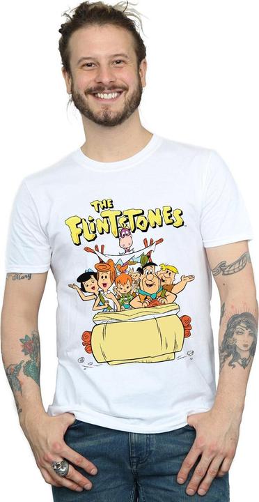 Actual product image The Flintstones Mens The The Ride T-Shirt (XXL)