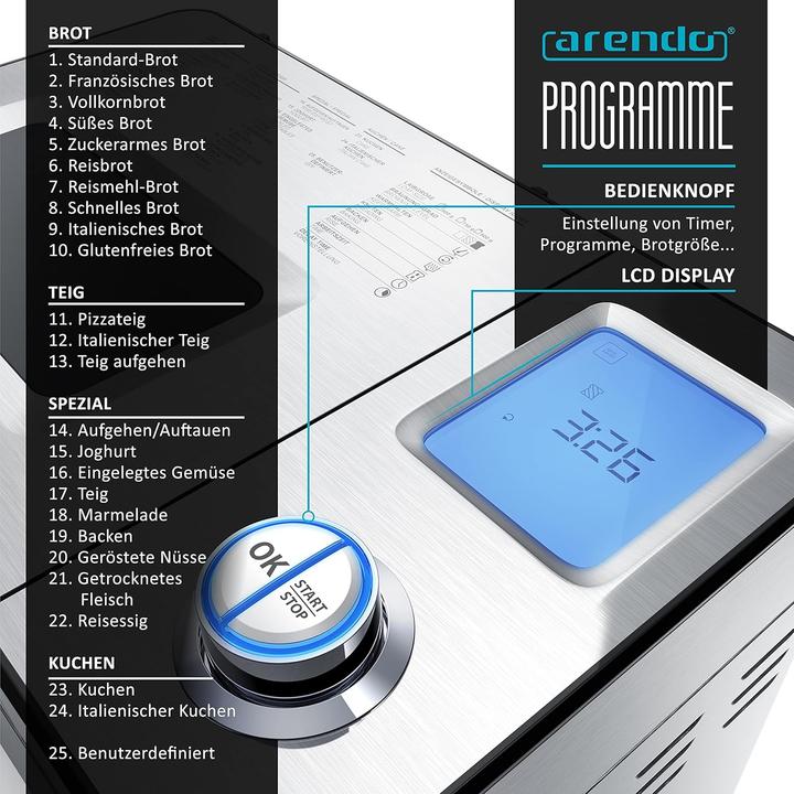 Image du produit Arendo Brotbackautomat