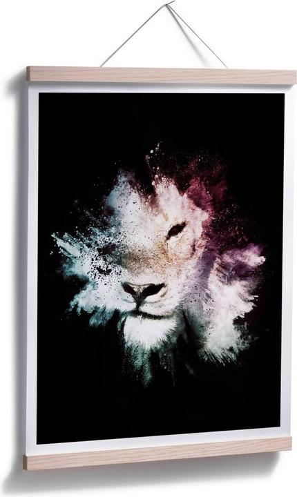Produktbild Trenddeko Wild Explosion: Löwe (100 x 120 cm)