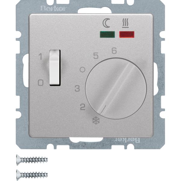 Berker 20346084, Thermostat, Silber
