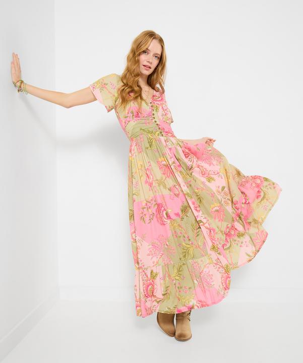 Image du produit Joe Browns Contrasting Floral Patchwork Maxi Dress (44)