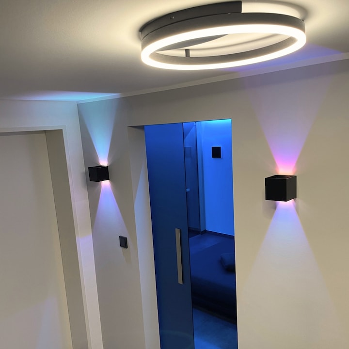 Produktbild s.luce Ixa LED Wandlampe verstellbare Winkel Innen & Aussen IP44 (460 lm)