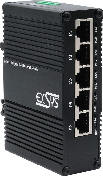 Produktbild Exsys Web-Managed Mini PoE+ Switch 5x 1 Gbit/s (5 Ports)