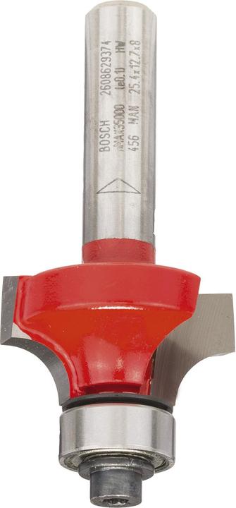 Actual product image Bosch Professional Zubehör Rounding cutter Expert for Wood, 8 mm, D 25.4 mm, R1 6.35 mm, L 12.7 mm, G 55 mm