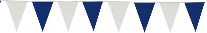 Produktbild Tib Wimpelkette aus Kunststoff blau-weiss