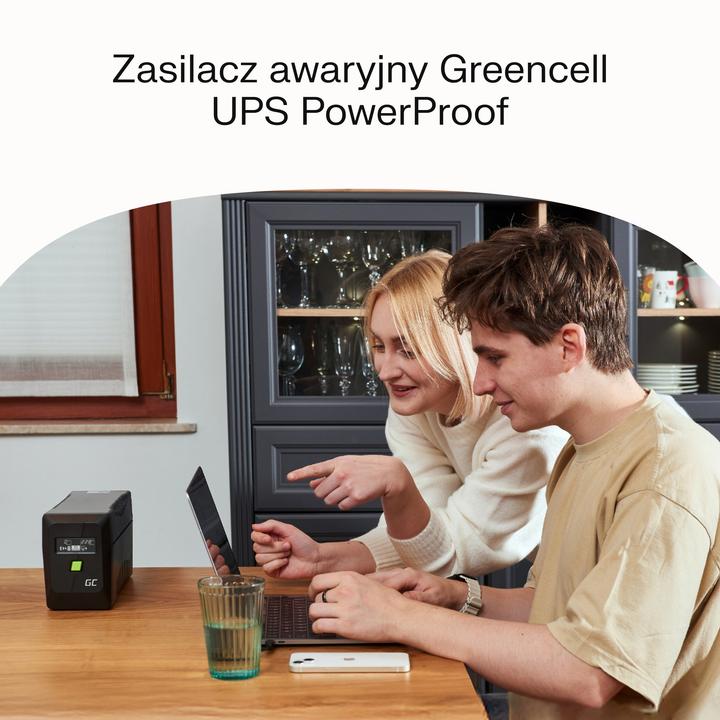 Actual product image GreenCell Green Cell Ups Powerproof 480w/750va Czysta Sinusoida (480 W)