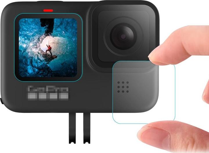 Ueli Express Display und Kamera Panzerglas Set (Hero 10, Héros 9, Hero 12, Hero 11)