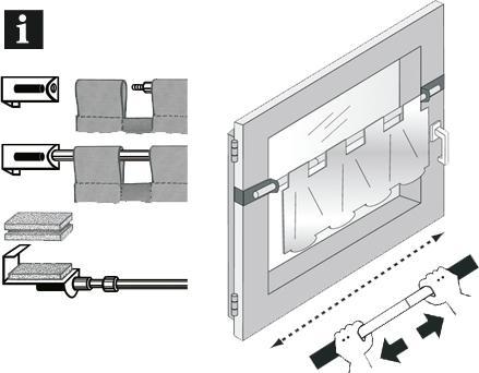 Actual product image Gardinia Stretcher 40 - 60 cm, silver