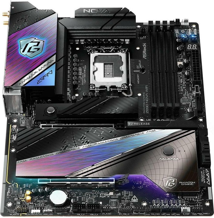 Actual product image AsRock Z890 Nova WiFi Intel DDR5 S1851 (LGA 1851, Intel Z890, ATX)