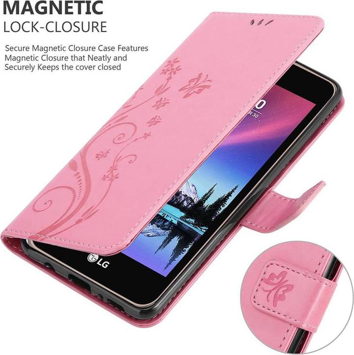 Produktbild Cadorabo Flower Book Cover (LG K4)