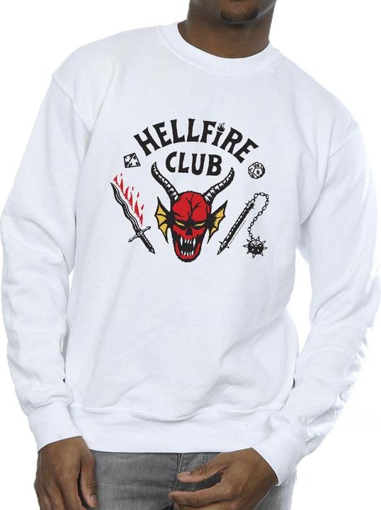 Immagine prodotto Netflix Stranger Things Hellfire Club Felpa Uomo (XXL)