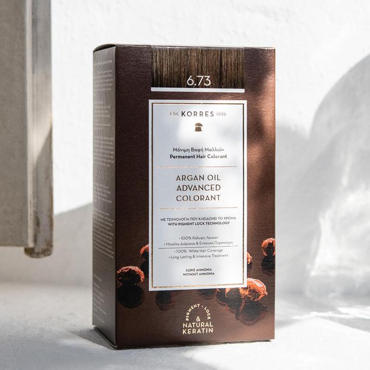 Produktbild Korres Argan Oil Hair Color (6.73 Golden Cocoa)