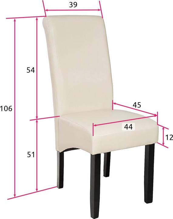 Immagine prodotto tectake 2x Esszimmerstuhl
