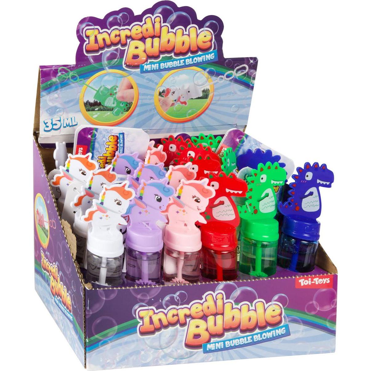 Toi-Toys Seifenblasenstab Dino & Einhorn, 24 Stk.