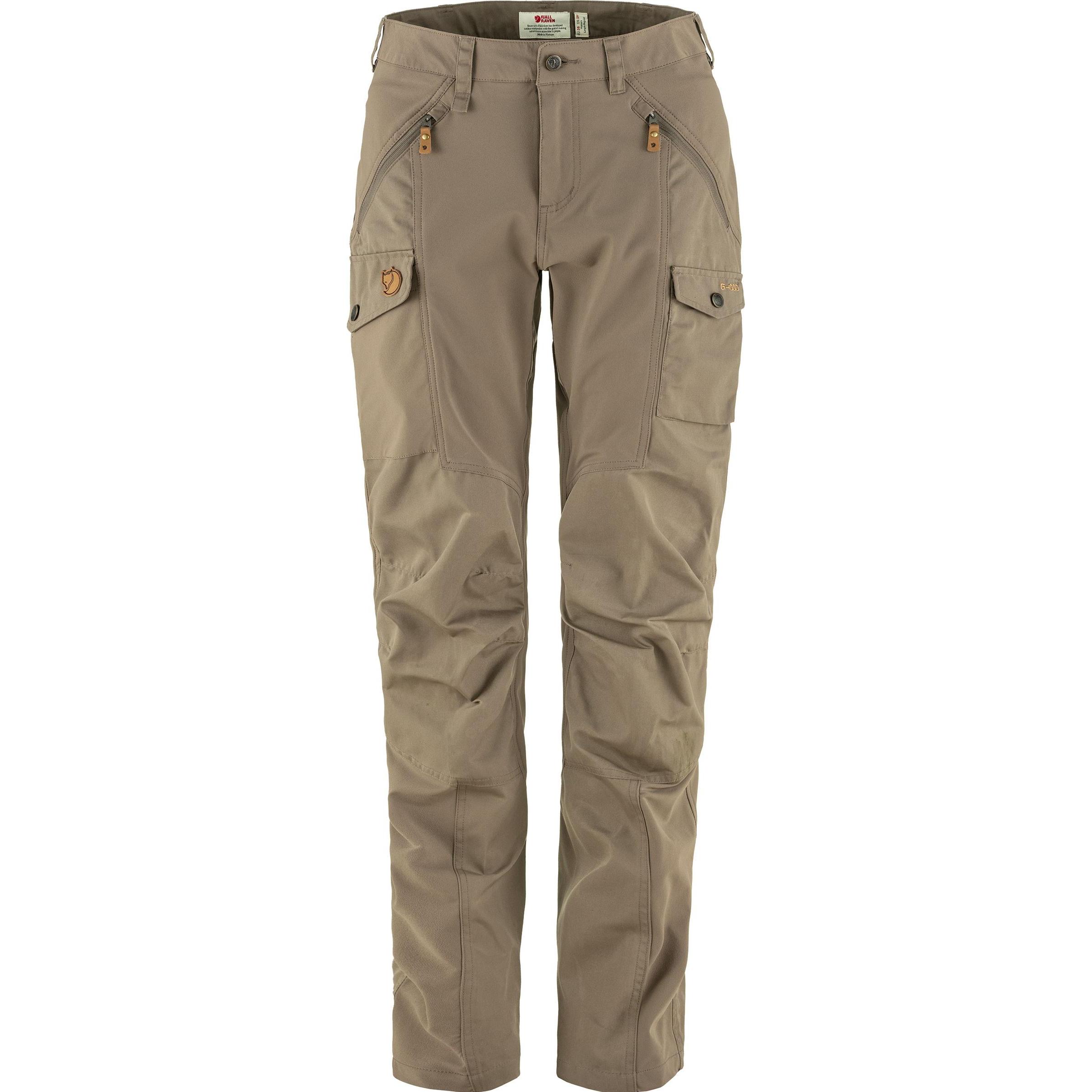 Fjällräven, Damen, Outdoorhose, Nikka Curved Trousers W (40), Braun, 40