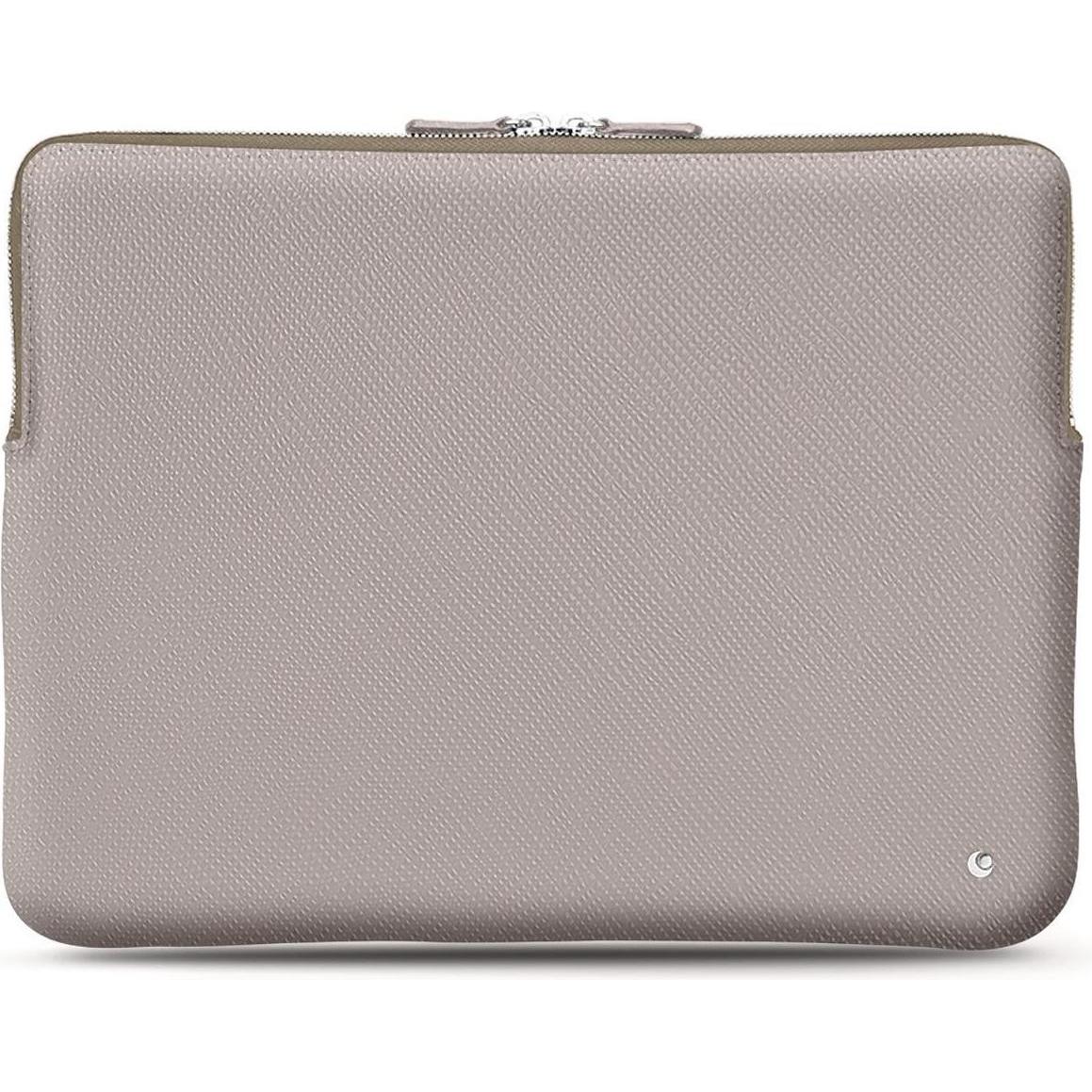 Noreve Lederhülle, Notebooktasche, Beige