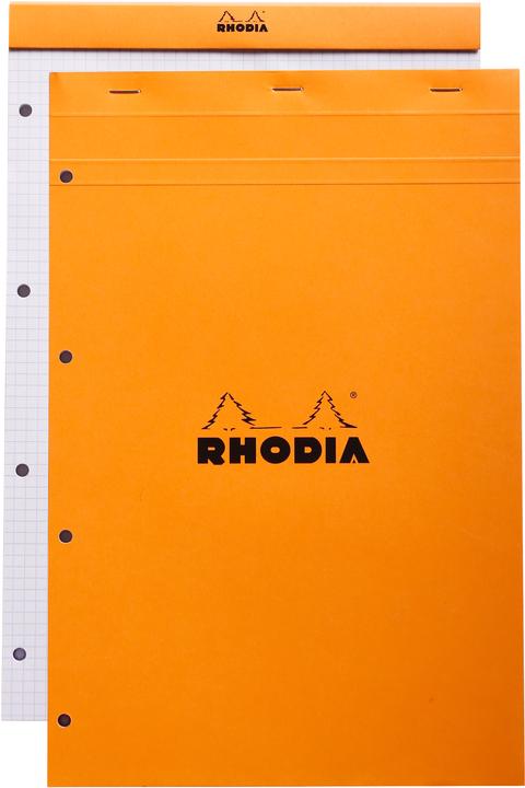 Actual product image Rhodia Notepad (A4+, Checked, Hardcover)