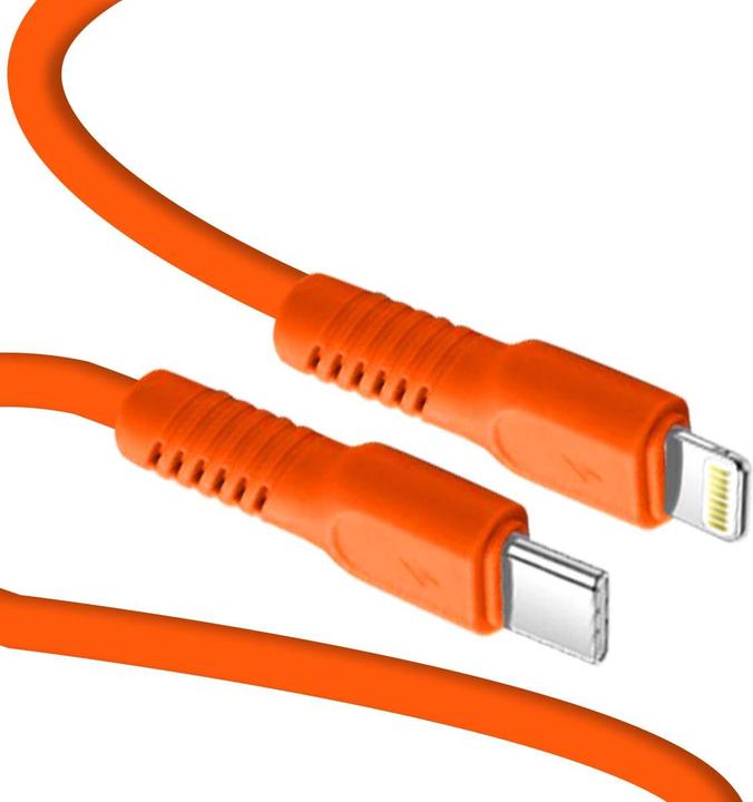 Produktbild Forever COLORUM Kabel USB-C- Lightning 1,8m 2,4A CK12-CL-10 xOrange (1.80 m, USB 3.2 Gen 1, 12 W)