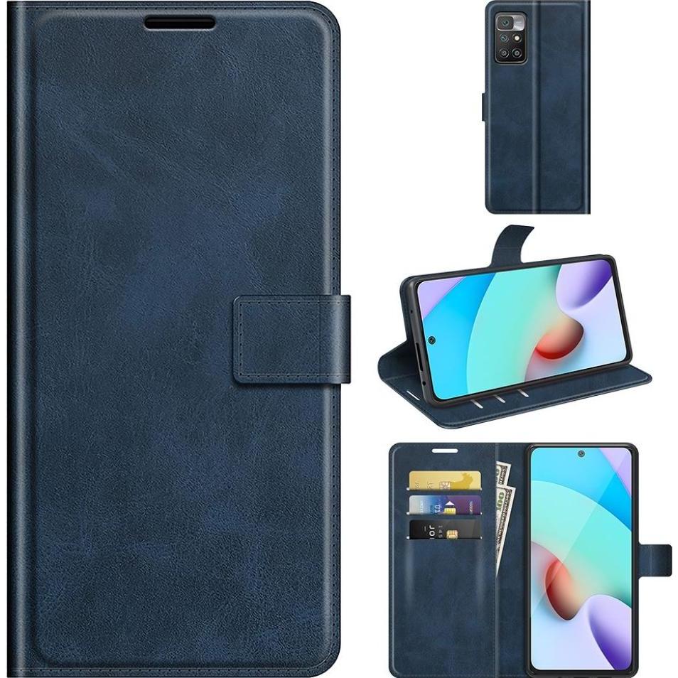 Thumbnail - Screenguard CardLounge Xiaomi Redmi 10 Leder Hülle (Xiaomi Redmi 10), Smartphone Hülle, Blau