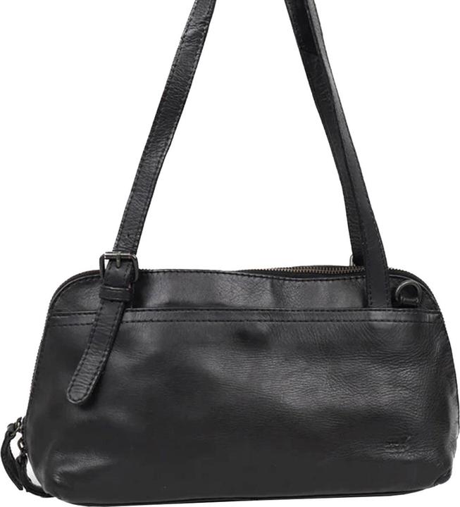 Actual product image Bear Design Medium Schoudertas Dames - Leer - Daphne - Zwart