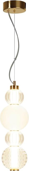 Produktbild Maytoni Collar LED Pendelleuchte, Hängeleuchte 17W Gold-Farbe Warmweiss (950 lm)