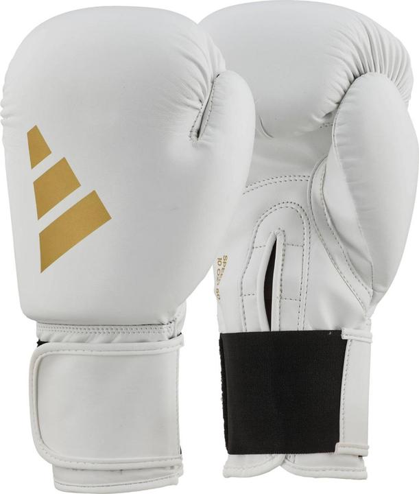 Actual product image adidas Boxing gloves Speed 50, ADISBG50 white/gold (14 OZ)