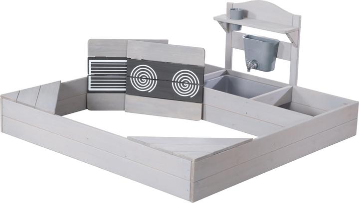 Image du produit Roba Sandkasten mit Matschküche inkl. Abdeckplane