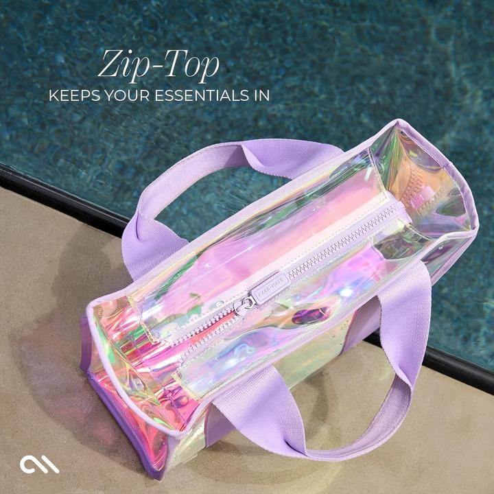 Produktbild Case-Mate Soap Bubble Mini-Strandtasche – wasserdichte Umhängetasche (irisierend)