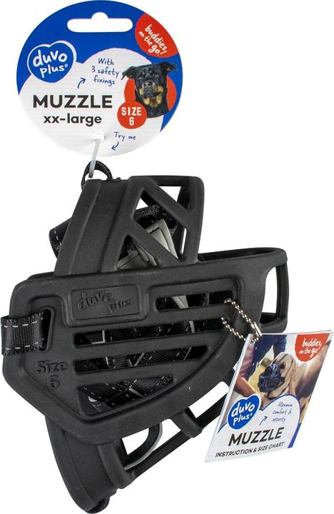 Actual product image Duvoplus Rubber dog muzzle (S, Dog, General)
