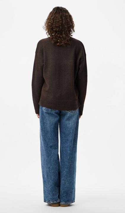 Produktbild Pieces Pcmalou Ls O-Neck Cutline Knit Noos Bc (XL)