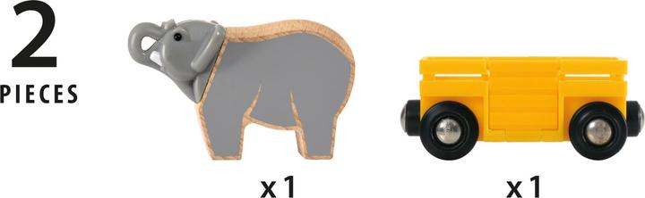 Productafbeelding Brio Olifant en wagen