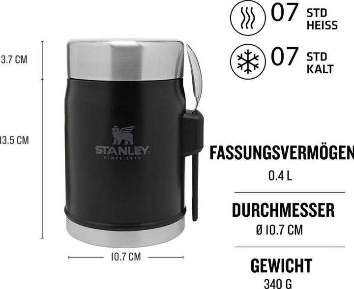 Immagine prodotto Stanley 1913 Barattolo per alimenti classico + forchetta (0.40 l)