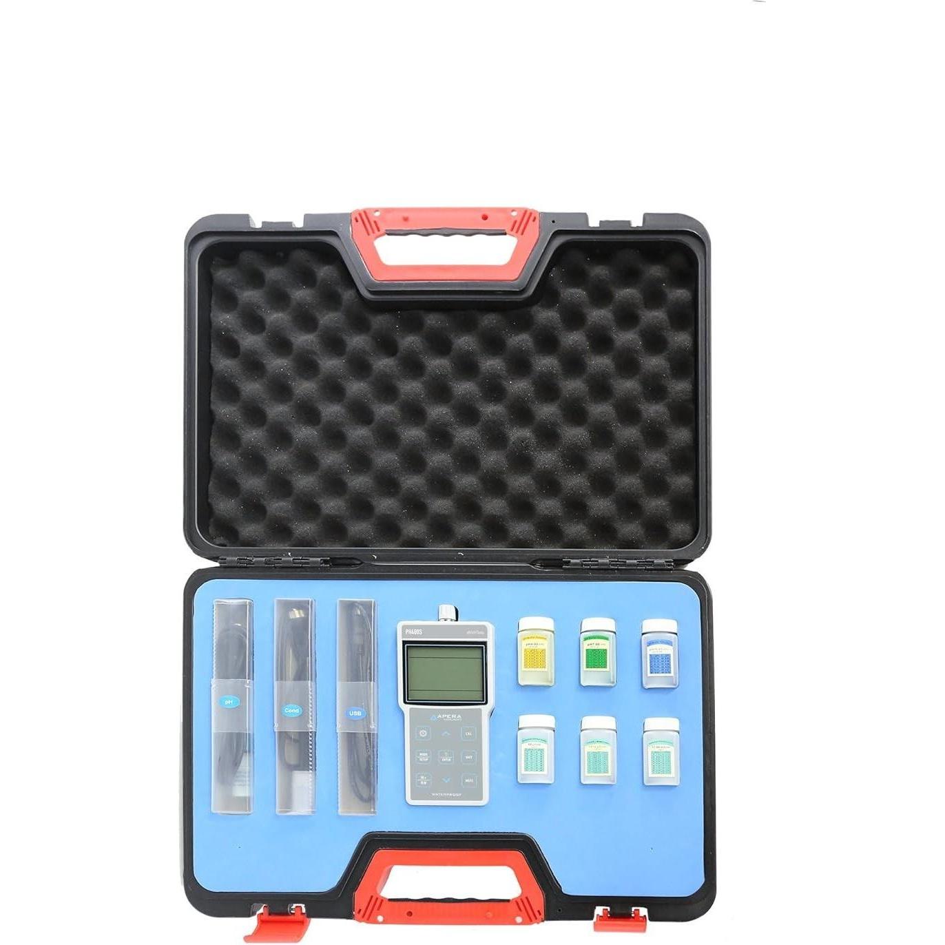 Apera Instruments PC400S Misuratore multiparametrico portatile di pH e conducibilità, Misurazione, Multicolore