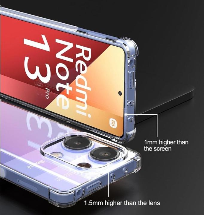 Immagine prodotto Screenguard Crystal Soft Airbag Bumper (Xiaomi Redmi Note 13 Pro 4G)